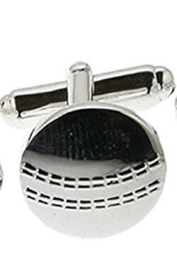 Silver Cricket Ball Cufflinks