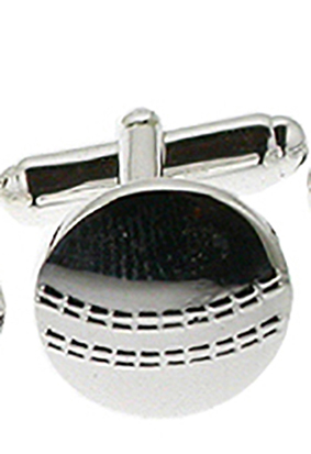 Silver Cricket Ball Cufflinks Silver Cricket Ball Cufflinks