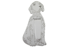 Sterling Silver Dog Bookmark