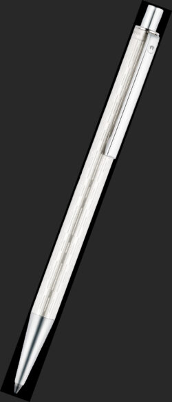 Silver `Eco Matt` Ballpoint Art Deco