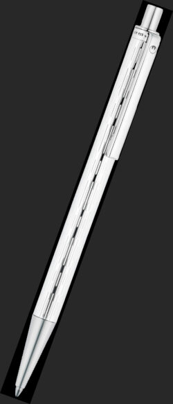 Silver `Eco Spark` Ballpoint Art Deco