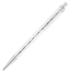 Silver `Eco Spark` Ballpoint Art Deco