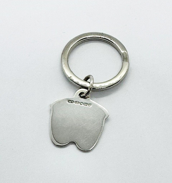 Silver Baby Feet Keyring Silver Baby Feet Keyring