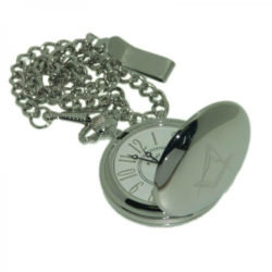 Masonic Chrome Pocket Watch
